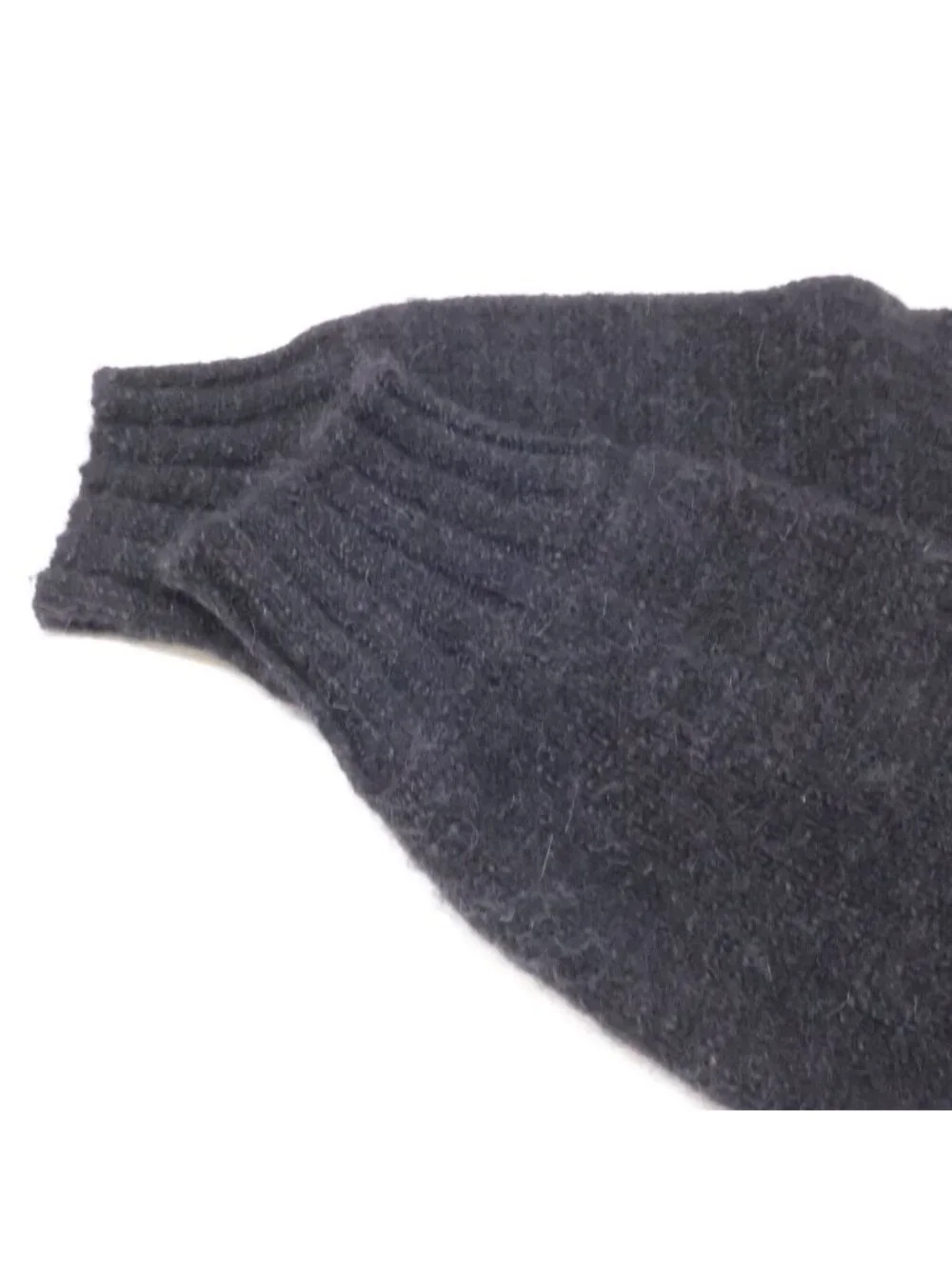 Chanel CC Button Cashmere Blend Knit Contrast 38 Sweater